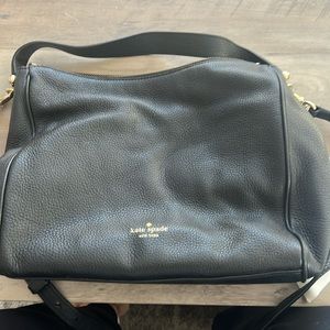 Black Kate Spade purse with dust bag